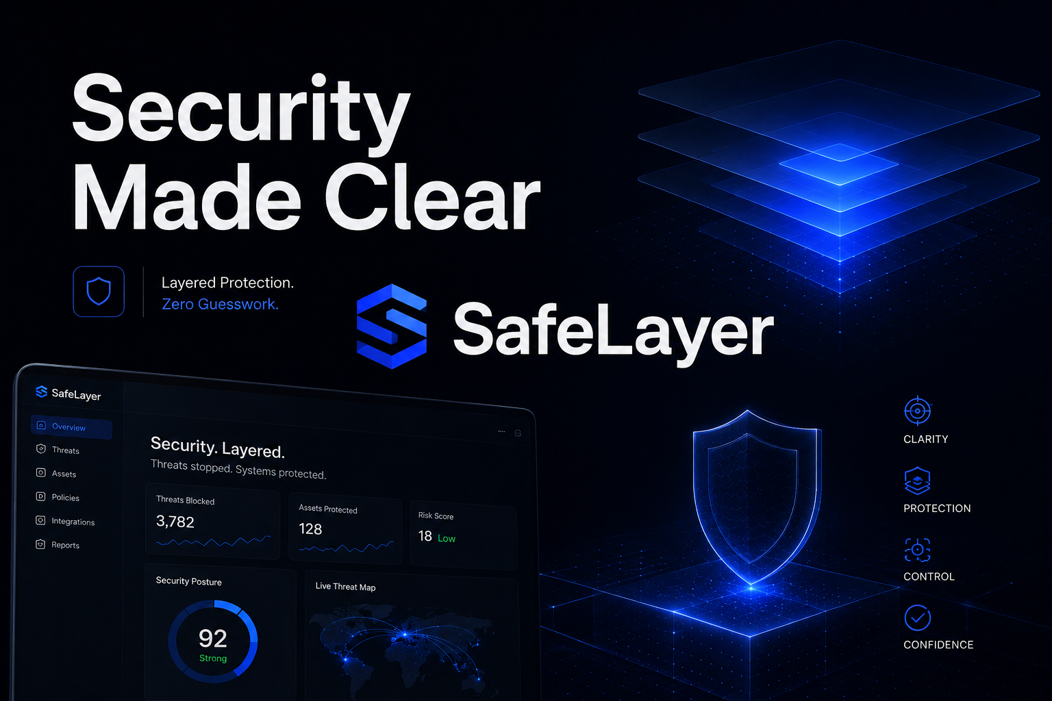 SafeLayer Brand Creative Direction & Design System Concept